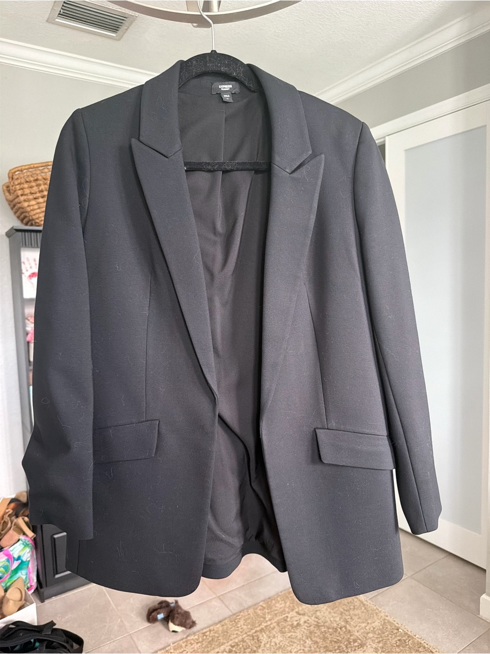 Express Black Single-Breasted Women's Blazer